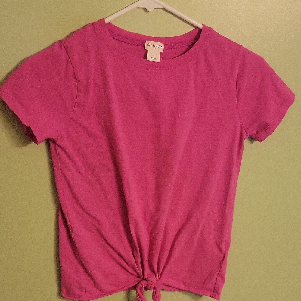 Crewcuts Fuchsia Short Sleeve Tee